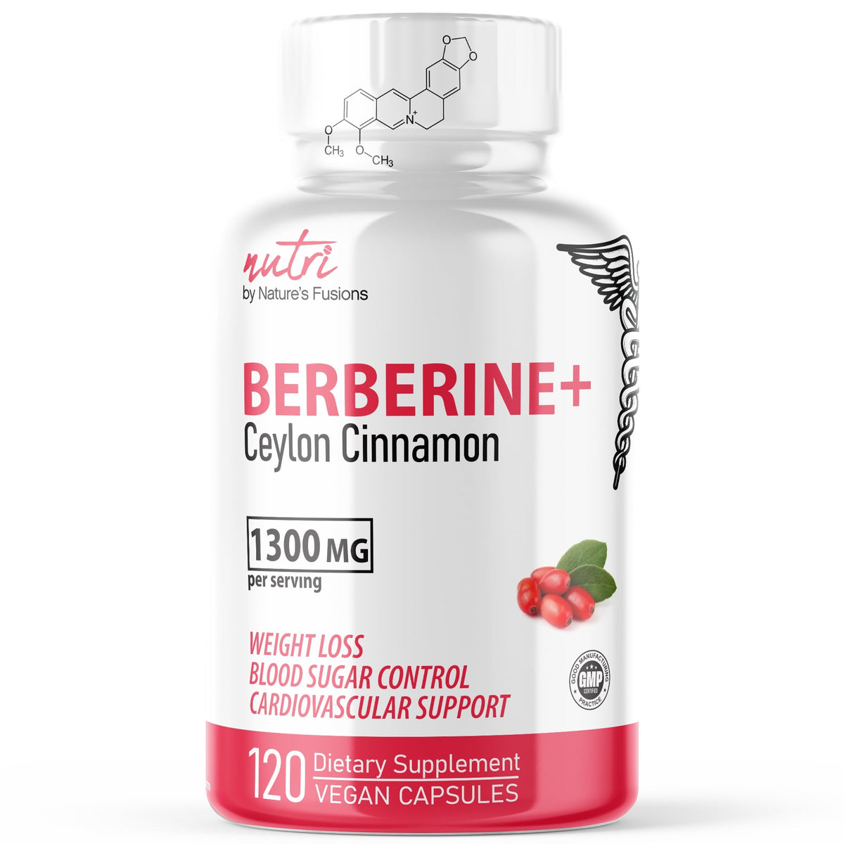 Nutri Berberine+ Supplement With Ceylon Cinnamon 1300mg