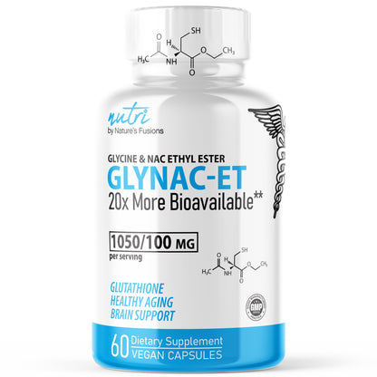 Nutri GlyNACET (Glycine W/ NAC Ethyl Ester, Molybdenum & Selenium) 1050/100mg – 60 Count