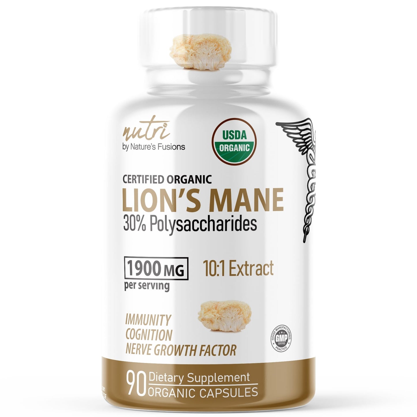 Nutri Lion’s Mane 1900mg – ORGANIC