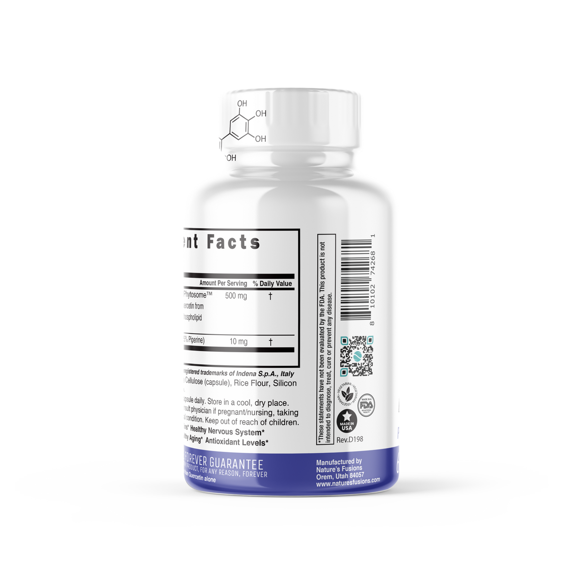 Nutri Liposomal Quercetin Phytosome With Piperine