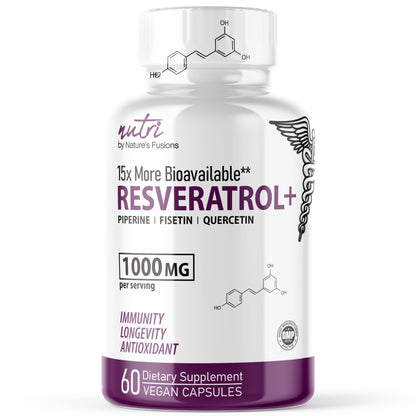 Nutri Resverperine (Trans-Resveratrol With Piperine & Fisetin) 1000mg