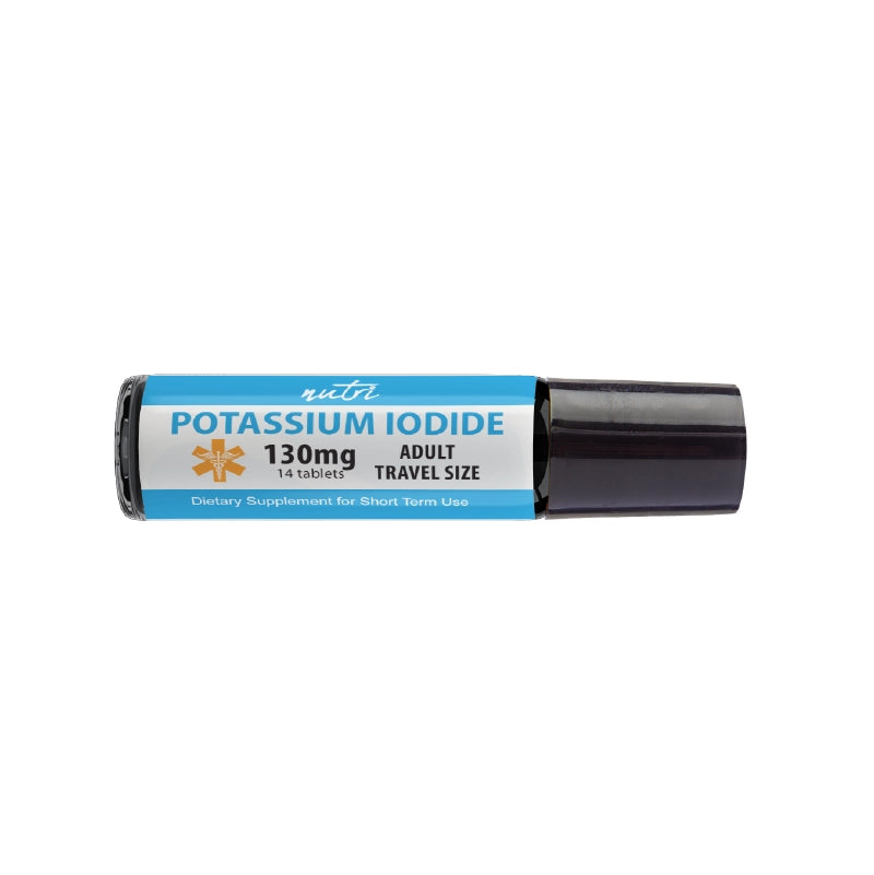 Travel Size Potassium Iodide Tablets – Adult