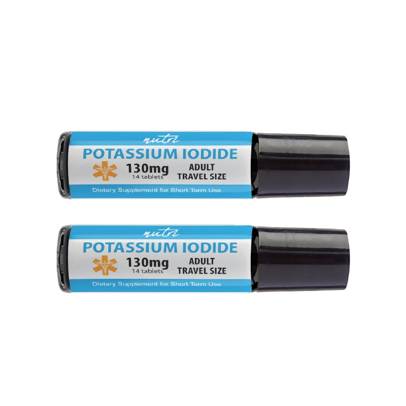 Travel Size Potassium Iodide Tablets – Adult